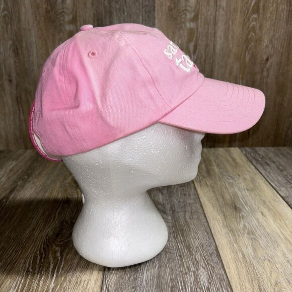Breast Cancer Awareness "Save the Ta Tas" Pink Baseball Cap Hat - Pink Ribbon - Picture 3 of 8
